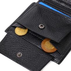 Кошелек Bond Accessories Из натуральной кожи Черный Фото 7