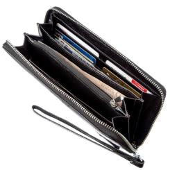 Портмоне Boston Черное Фото 5