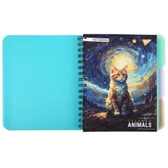 Блокнот Yes А5 Dreamer animals 144 аркуша пластикова обкладинк Фото