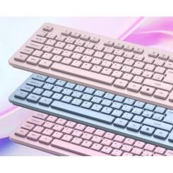 Клавиатура Canyon HKB-W01 Silent Wireless UA Blue Фото 5