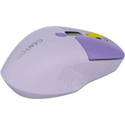 Мышка Canyon MW-26 LCD Silent Wireless/Bluetooth Violet Фото 4