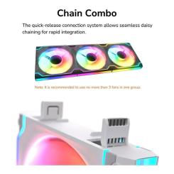 Кулер для корпуса Cougar SC140 ARGB (White) Фото 7