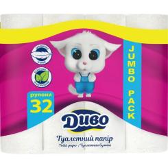 Туалетная бумага Диво Econom 2 слоя 32 рулона Фото
