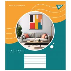 Тетрадь Yes Your interior А5 48 аркушів лінія Фото 2