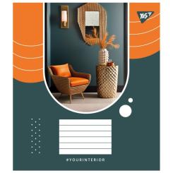 Тетрадь Yes Your interior А5 48 аркушів лінія Фото 4