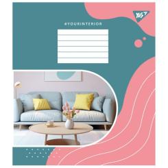 Тетрадь Yes Your interior А5 48 аркушів лінія Фото 5