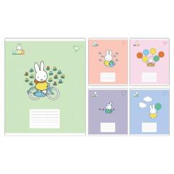 Тетрадь Yes Miffy Playfull А5 12 аркушів коса лінія Фото