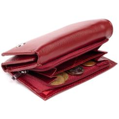 Портмоне ST Leather Из кожи Бордовое Фото 5