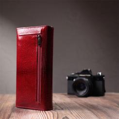 Кошелек ST Leather Из натуральной кожи Красный Фото 9