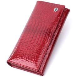 Кошелек ST Leather Из натуральной кожи Красный Фото