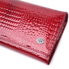 Кошелек ST Leather Из натуральной кожи Красный Фото 4