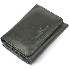 Кошелек ST Leather З натуральної шкіри Зелений Фото