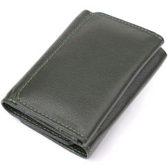 Кошелек ST Leather З натуральної шкіри Зелений Фото 1