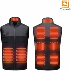 Жилет с подогревом Thermalli Chatel чорний/сірий XL Фото 3