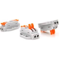 Соединитель кабеля Voltronic 2-line аналог WAGO K223-2P, 10шт/пак Фото