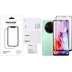 Стекло защитное BeCover Nubia V70 Max Black Фото 2