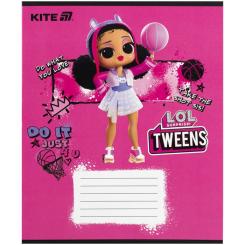 Тетрадь Kite LOL, 12 листов, косая линия Фото 5