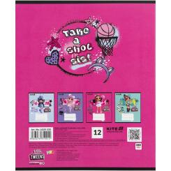 Тетрадь Kite LOL, 12 листов, косая линия Фото 6