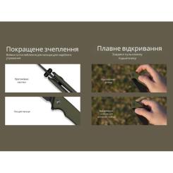 Нож Civivi Merit, Green G10, Darkwash Фото 10