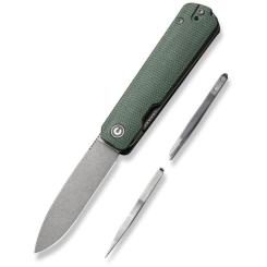Нож Civivi Sendy, Green Micarta, Stonewash Фото 1