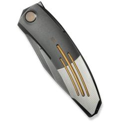 Нож Weknife Sine Wave, Dark Titanium, Darkwash Фото 5