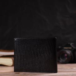 Портмоне Canpellini Из натуральной кожи Черное Фото 8