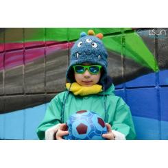 Детские солнцезащитные очки Koolsun Wave, 1-5 років, неоново-зелен Фото 1