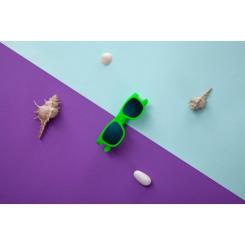Детские солнцезащитные очки Koolsun Wave, 1-5 років, неоново-зелен Фото 2