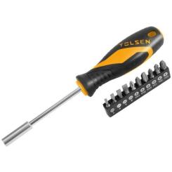 Отвертка Tolsen 11 насадок Фото