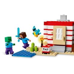 Конструктор LEGO Minecraft Дом из взрывчатки в джунглях Фото 5