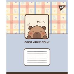 Тетрадь Yes Capy vibes А5 18 аркушів лінія Фото 1