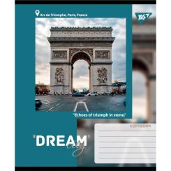 Тетрадь Yes Dream City А5 24 аркушів лінія Фото 4