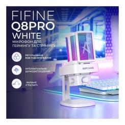 Микрофон Fifine Ampligame Q8PROW USB White Фото 4