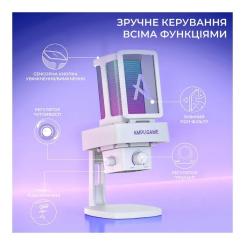 Микрофон Fifine Ampligame Q8PROW USB White Фото 5