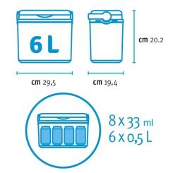 Термобокс Adriatic 6л синій Фото 2