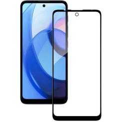Стекло защитное ACCLAB Full Glue MOTO E30/E40 Black Фото 1