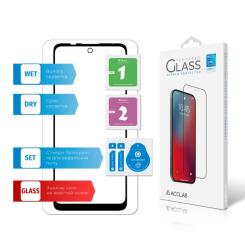 Стекло защитное ACCLAB Full Glue MOTO E30/E40 Black Фото 6