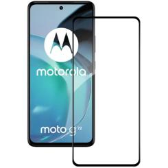 Стекло защитное ACCLAB Full Glue Moto G72 Black Фото 1