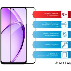 Стекло защитное ACCLAB Full Glue Oppo A3 5G Black Фото 2