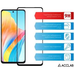 Стекло защитное ACCLAB Full Glue Oppo A98 Black Фото 2
