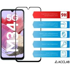 Стекло защитное ACCLAB Full Glue Samsung M34 5G Black Фото 2