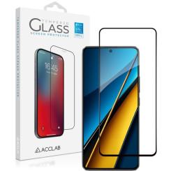 Стекло защитное ACCLAB Full Glue Xiaomi Poco X6 Black Фото