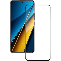 Стекло защитное ACCLAB Full Glue Xiaomi Poco X6 Black Фото 1