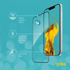 Стекло защитное Piko Full Glue Apple iPhone 16E Black Фото 3