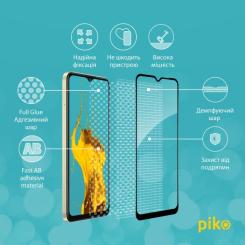 Стекло защитное Piko Full Glue Oppo A38 4G Black Фото 2