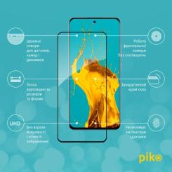 Стекло защитное Piko Full Glue Realme 12 4G Black Фото 1