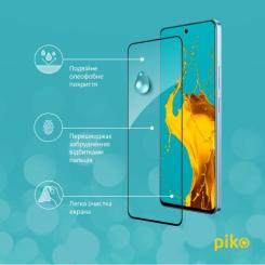 Стекло защитное Piko Full Glue Realme 12 4G Black Фото 3