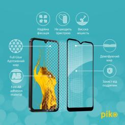 Стекло защитное Piko Full Glue Samsung A15 Black Фото 2