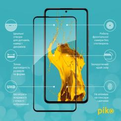 Стекло защитное Piko Full Glue Xiaomi 13T Black Фото 1