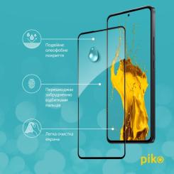 Стекло защитное Piko Full Glue Xiaomi 13T Black Фото 3